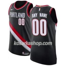 Dres Portland Trail Blazers Prilagođeni Nike 2017-18 Crna Swingman